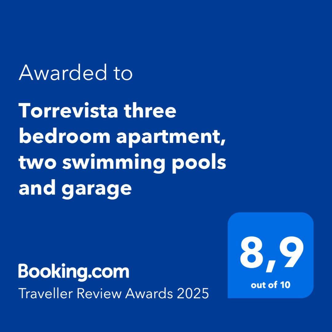 טורבייחה Torrevista Three Bedroom Apartment, Two Swimming Pools And Garage מראה חיצוני תמונה